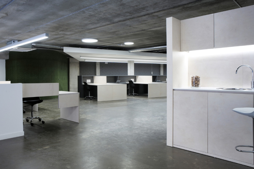 Office y cocina compartida